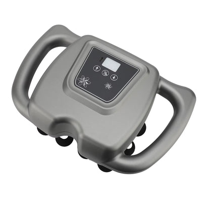 Experience Ultimate Relaxation with the 16 Heads Rechargeable Massager - 99 Adjustable Gears for Back, Shoulder, and Neck Relief in Gray